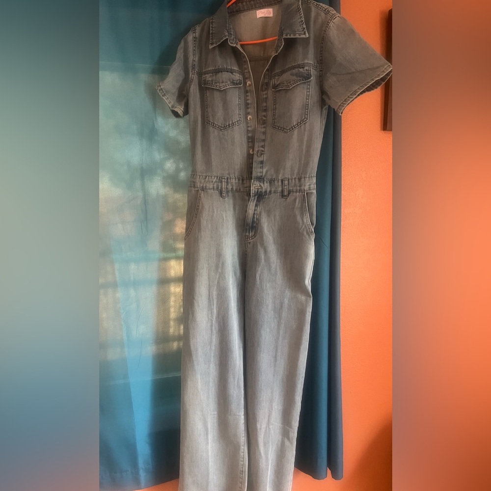 ✨Denim Jumpsuit✨ - Picture 2 of 3